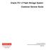 Oracle FS1-2 Flash Storage System. Customer Service Guide. Part Number E Oracle FS1-2 Flash Storage System release 6.1.
