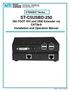 XTENDEX Series ST-C5USBD FOOT DVI and USB Extender via CAT5e/6 Installation and Operation Manual