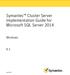 Symantec Cluster Server Implementation Guide for Microsoft SQL Server 2014