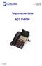 Telephone User Guide NEC SV9100