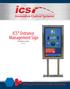ICS Entrance Management Sign Installation Guide. Version 1.0