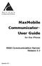 MaxMobile Communicator User Guide