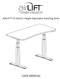 AIRLIFT S3 Electric Height-Adjustable Standing Desk USER MANUAL