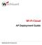 Wi-Fi Cloud. AP Deployment Guide. WatchGuard Wi-Fi Cloud & APs