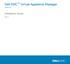 Dell EMC Virtual Appliance Manager
