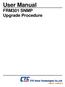 User Manual FRM301 SNMP Upgrade Procedure