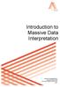 Introduction to Massive Data Interpretation