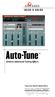 USER S GUIDE. Auto-Tune. Antares Advanced Tuning Effects. Plug-in for Mackie Digital Mixers