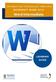 Microsoft Word 2010: Word Intermediate
