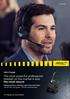 The most powerful professional headset on the market is also the most secure * Jabra Engage