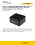 USB 3.1 (10Gbps) Standalone Duplicator Dock for 2.5 & 3.5 SATA SSD/HDD Drives - with Fast- Speed Duplication up to 28GB/min