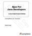 Evaluation Copy. Ajax For Java Developers. If you are being taught out of this workbook, or have been sold this workbook, please call