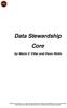 Data Stewardship Core by Maria C Villar and Dave Wells
