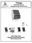 Trilogy PDK3000 Series Programming Instructions ALARM LOCK 2005 WI 1120D 5/05