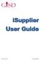 isupplier User Guide