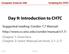 Day 9: Introduction to CHTC