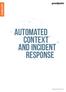 Automated Context and Incident Response