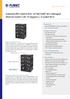 Industrial IP67-rated 6-Port 10/100/1000T M12 Managed Ethernet Switch (-40~75 degrees C, X-coded M12)