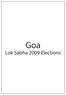 Goa. Lok Sabha 2009 Elections