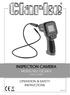 INSPECTION CAMERA MODEL NO: CIC2410 OPERATION & SAFETY INSTRUCTIONS PART NO: GC0116