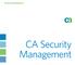 CA Security Management