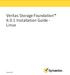 Veritas Storage Foundation Installation Guide - Linux