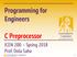 Programming for Engineers C Preprocessor