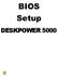 BIOS Setup DESKPOWER 5000