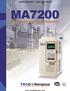 SORDS ELECTRIC ~ MA7200. Sensorless Vector AC Inverter.