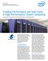 Enabling Performance-per-Watt Gains in High-Performance Cluster Computing