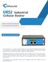 Ursalink UR52 Industrial Cellular Router Datasheet