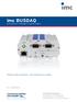imc BUSDAQ autonomous intelligent synchronized Field bus data acquisition - from stationary to mobile