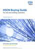 HSCN Buying Guide. For new and existing customers. Published October 2017