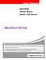 Marathon Drives. User Manual. DeviceNet Option Board MDLV-100P Series. Regalbeloit - Australia
