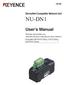 NU-DN1. User s Manual. DeviceNet Compatible Network Unit