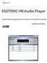 ESOTERIC HR Audio Player