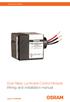 Dual Relay Luminaire Control Module Wiring and installation manual Light is OSRAM