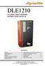 DLE1210 LEADING EDGE DIMMER INSTRUCTION MANUAL. Contents