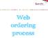 Web ordering process