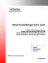Hitachi Cache Manager User s Guide