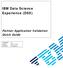 IBM Data Science Experience (DSX) Partner Application Validation Quick Guide