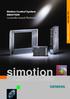 Motion Control System SIMOTION Controller based Platform. Update Catalog PM 10 September simotion. Update Catalog PM