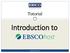 Tutorial. Introduction to. support.ebsco.com