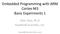 Embedded Programming with ARM Cortex-M3 Basic Experiments 1
