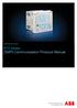Relion Protection and Control. 615 series DNP3 Communication Protocol Manual