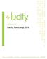 TRAINING GUIDE. Lucity Bootcamp 2016
