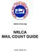 NRLCA MAIL COUNT GUIDE