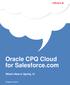 Oracle CPQ Cloud for Salesforce.com