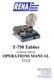 T-750 Tabber. & Stamp Affixer OPERATIONS MANUAL. Revised: Part # M-3436