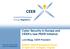 Cyber Security in Europe and CEER s new PEER initiative